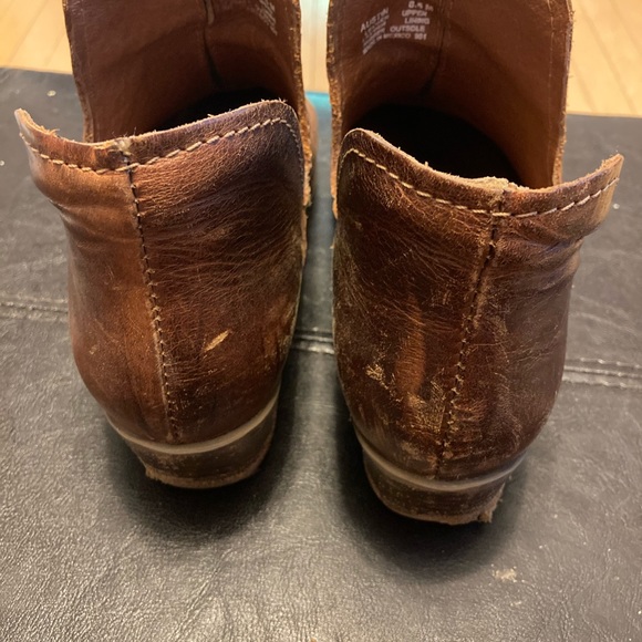 Steve Madden Leather Booties Cognac colour size8.5 - Picture 2 of 4